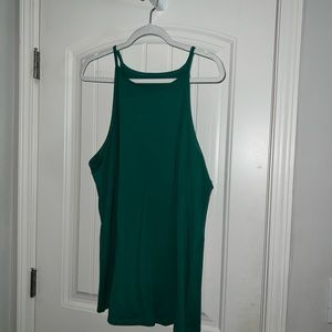 FOXY HIGH NECK TANK Green